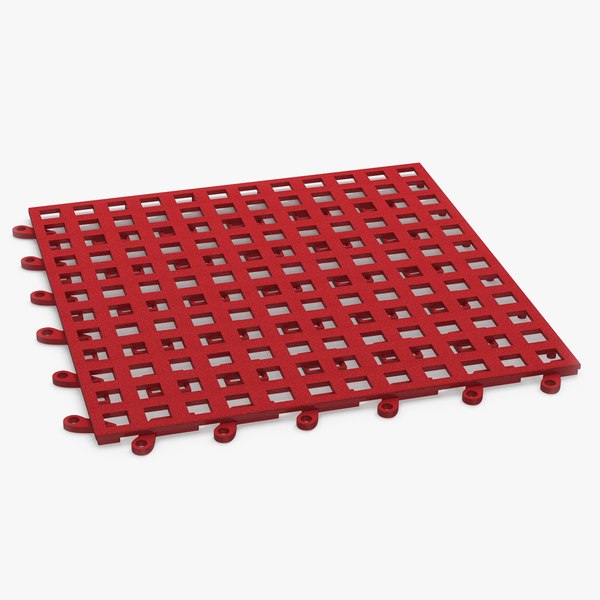 modelo 3d Alfombra de plástico roja - TurboSquid 2234493