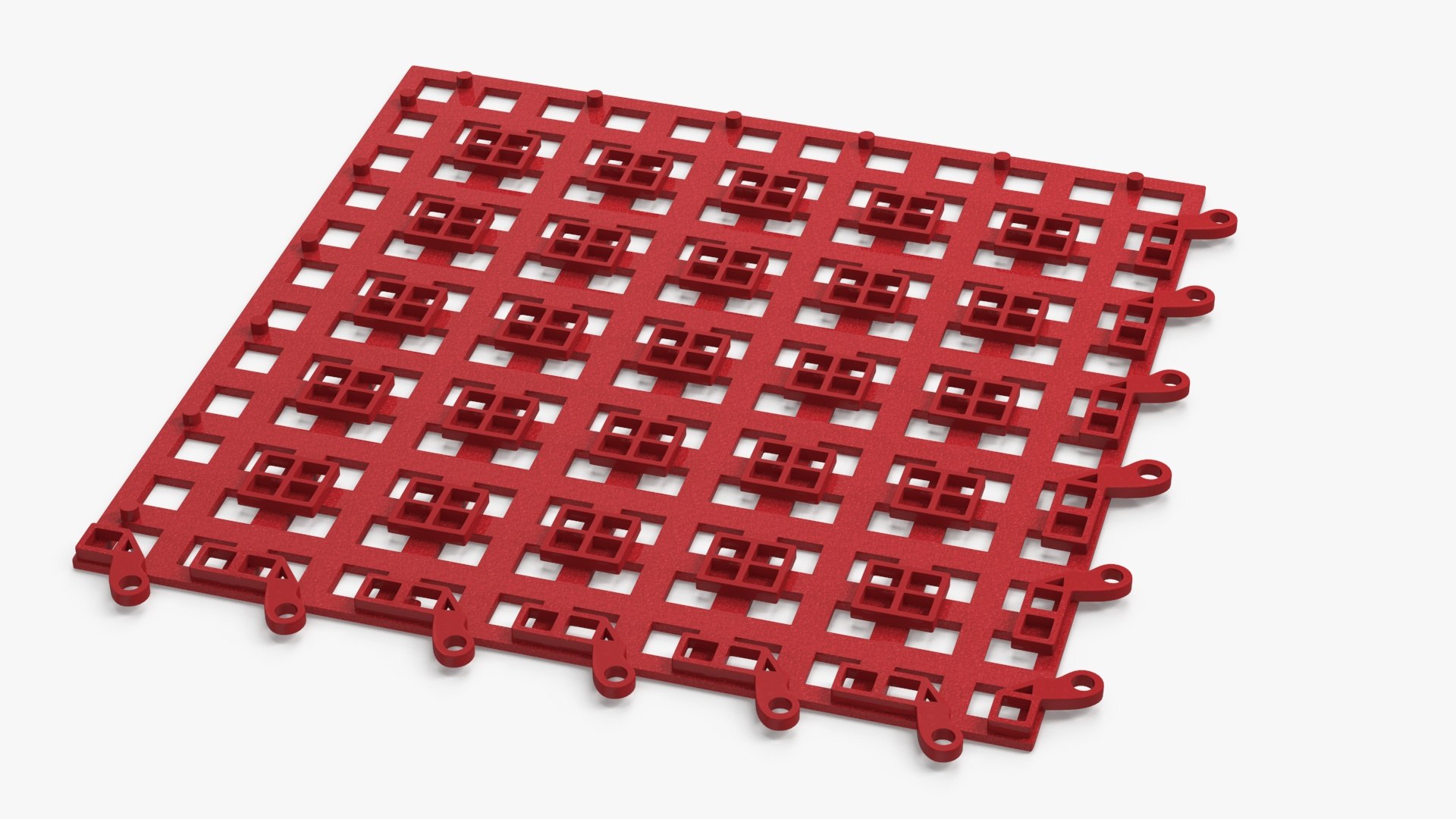 Plastic Floor Mat Red 3D Model - TurboSquid 2234493