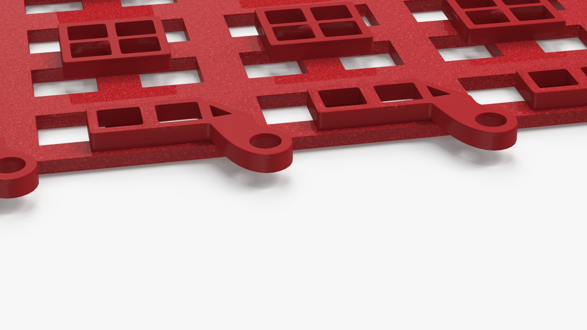 Plastic Floor Mat Red 3D Model - TurboSquid 2234493