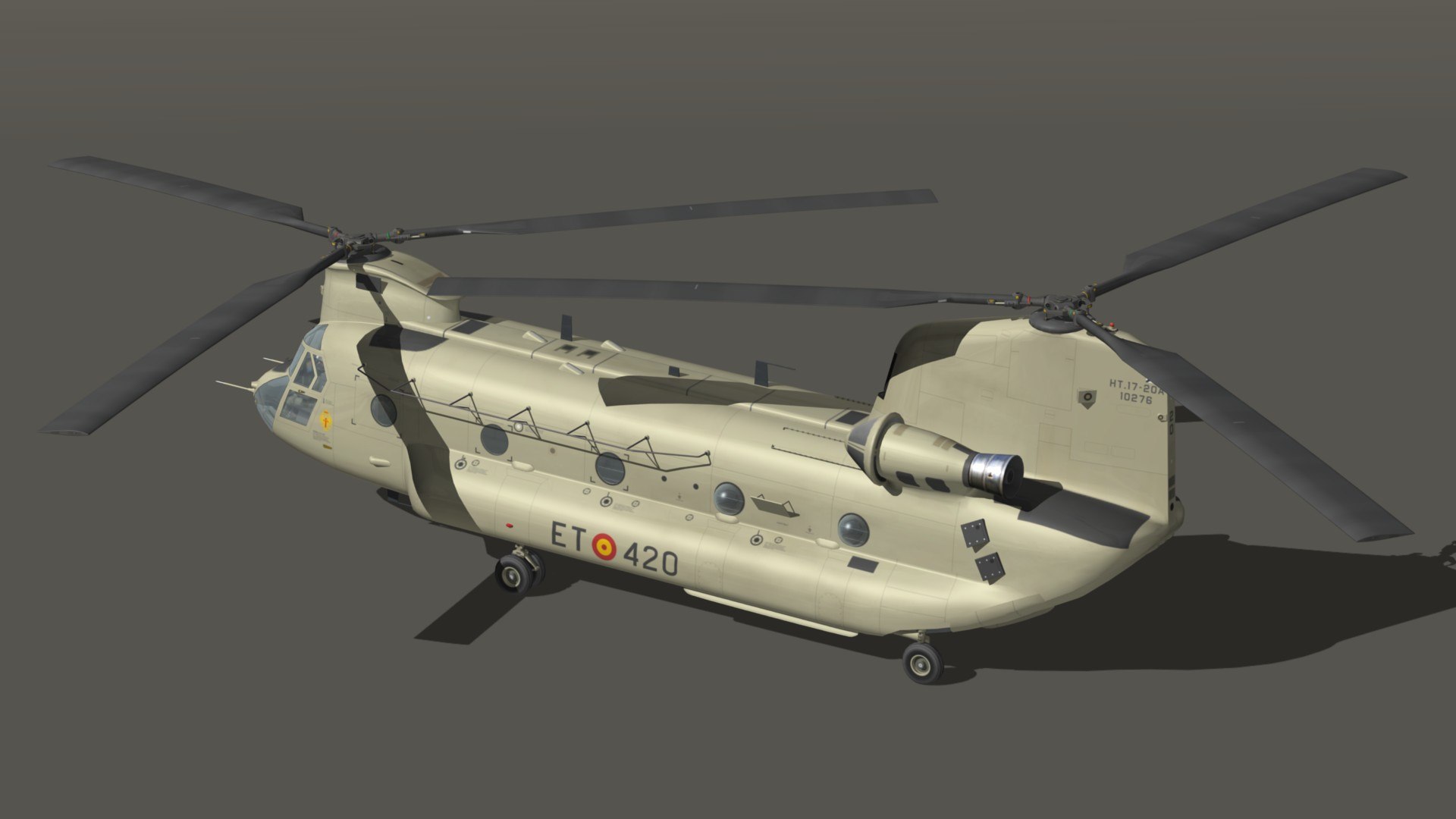 Boeing CH-47 Chinook SP 3D - TurboSquid 2110580