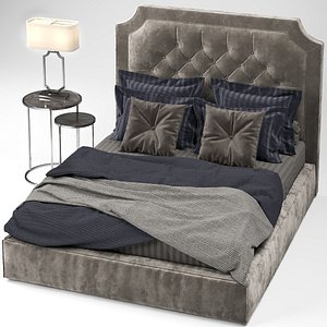 bed bedcloth model