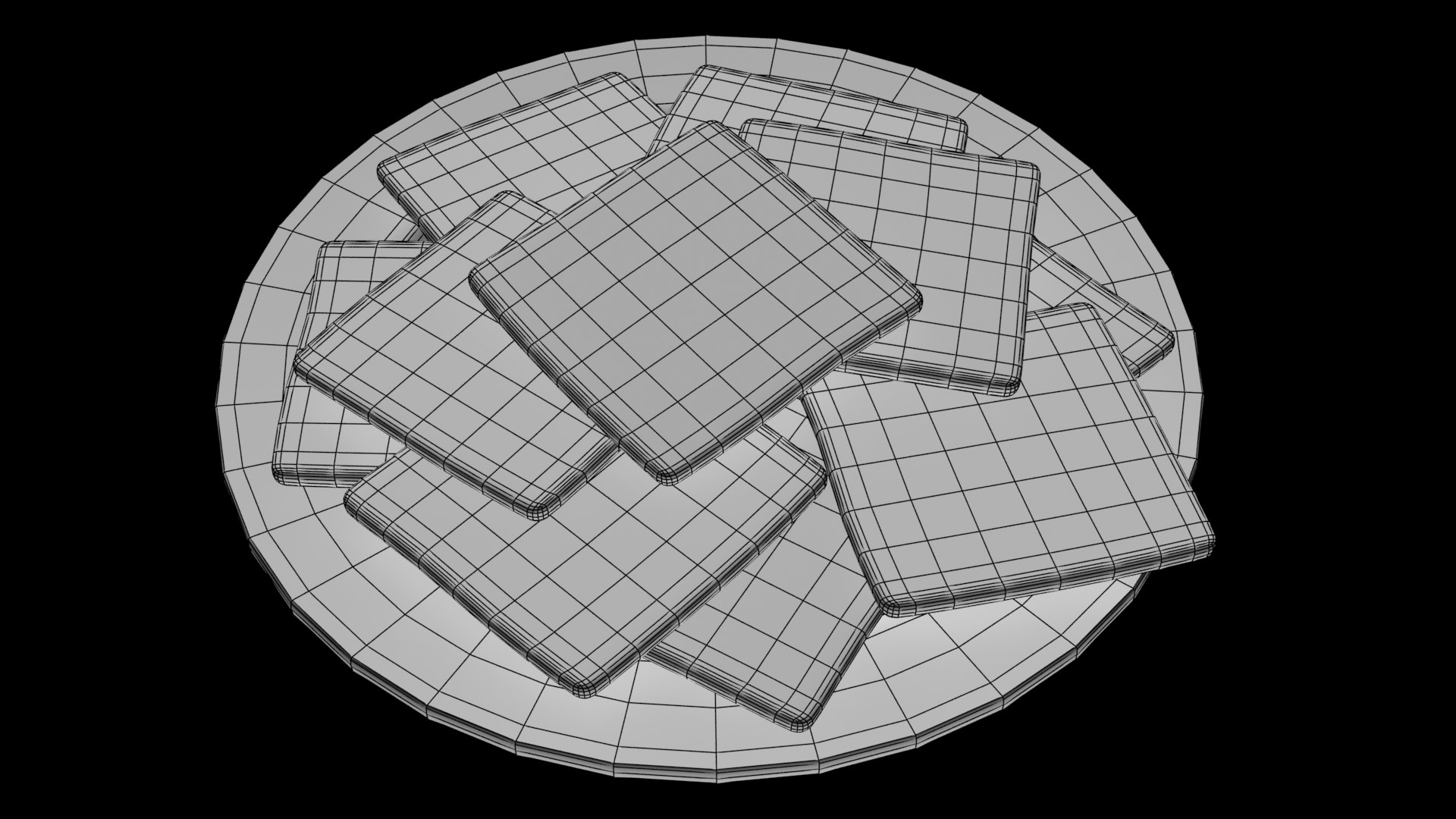 3D Model Cream Crackers TurboSquid 1925877