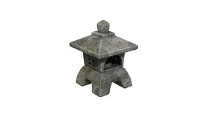 3D Stone Lamp 2