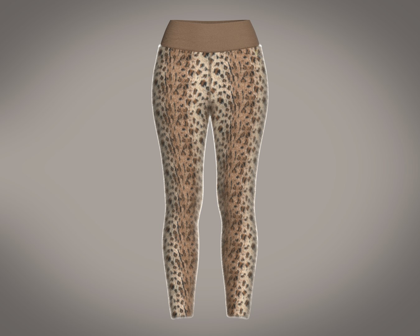 3D model Animal Print Girls Leggings TurboSquid 1980872