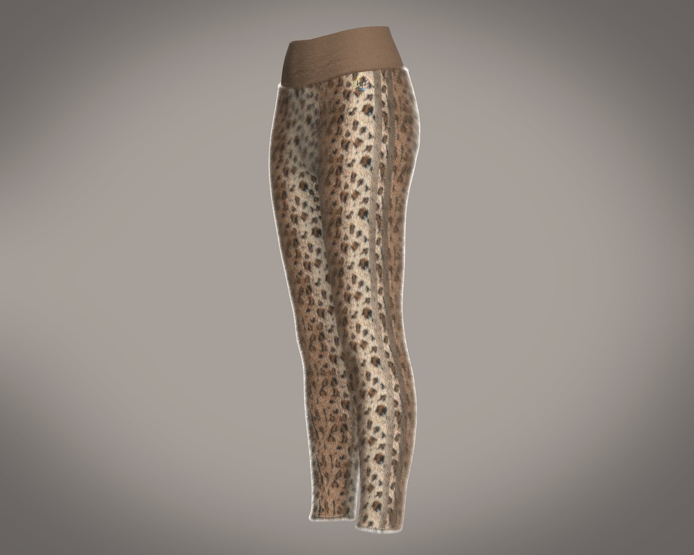 3D model Animal Print Girls Leggings TurboSquid 1980872