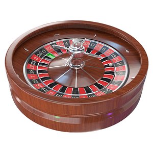 Casino Roulette Wheel 02 3D model