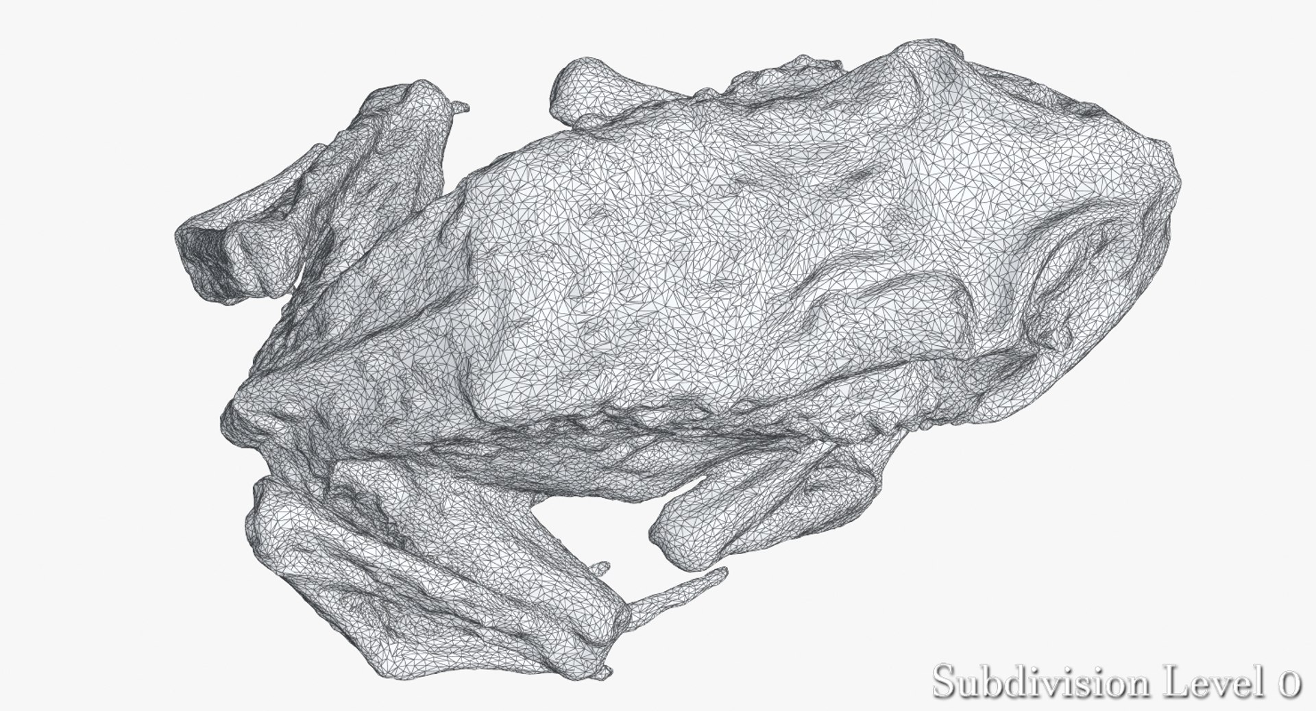 Dead Frog 3d Model