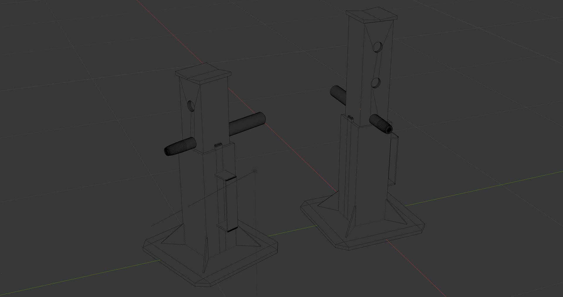 3D Jack Stand model https://p.turbosquid.com/ts-thumb/l5/EQWn1I/2a/06/png/1788936640/1920x1080/fit_q87/0effa4c18194f4332255eed0800ab301fac43a40/06.jpg