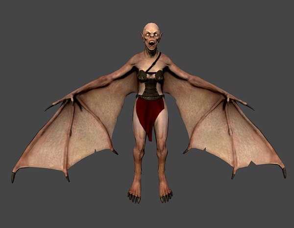 3d model vampire female
