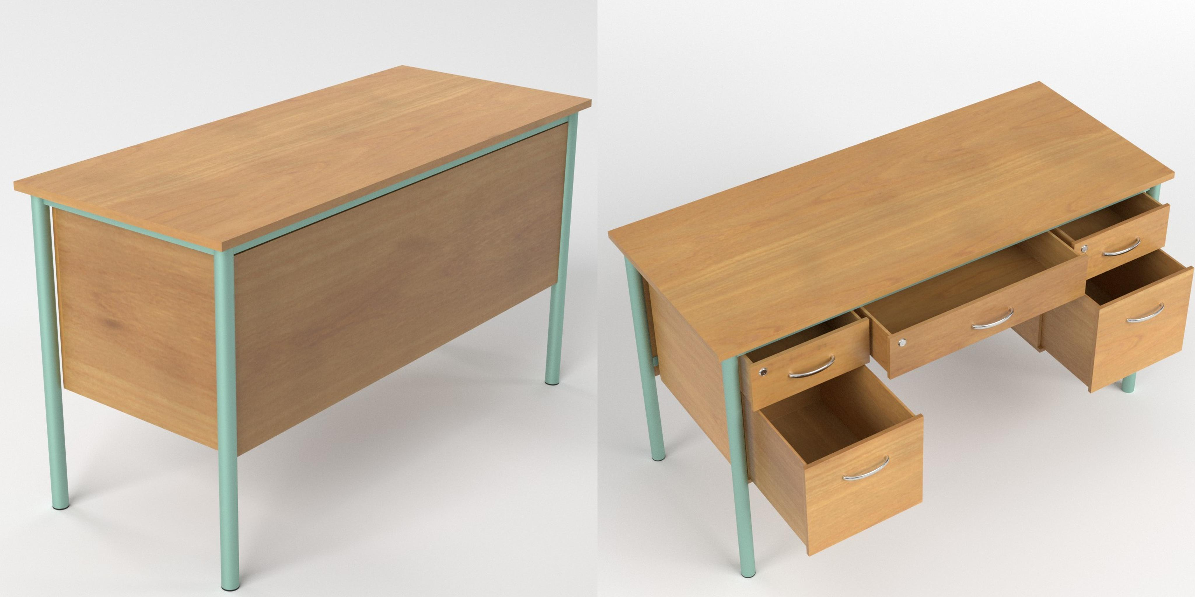 3D model Teacher desk 2 - TurboSquid 1928021