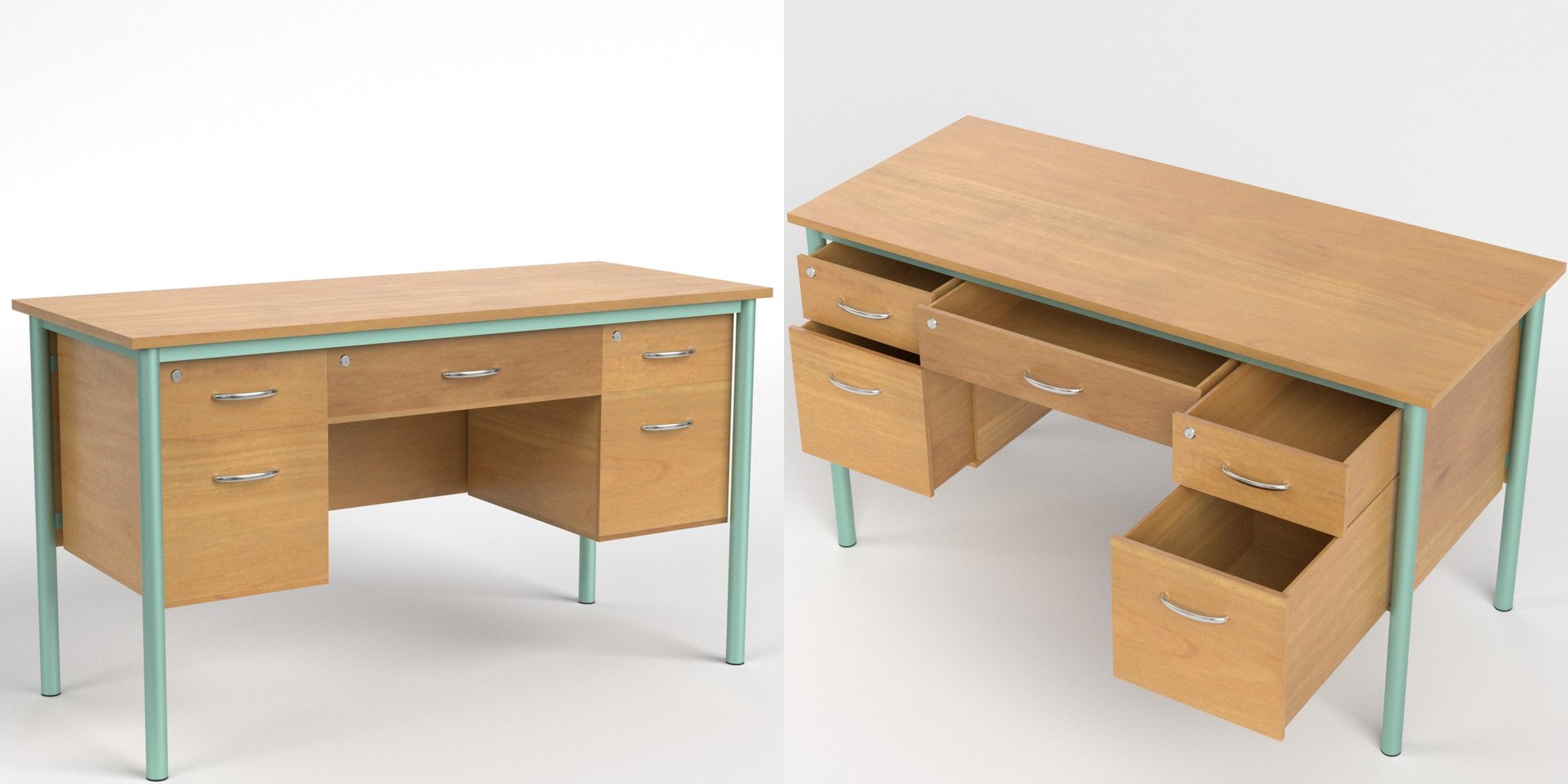 3D model Teacher desk 2 - TurboSquid 1928021