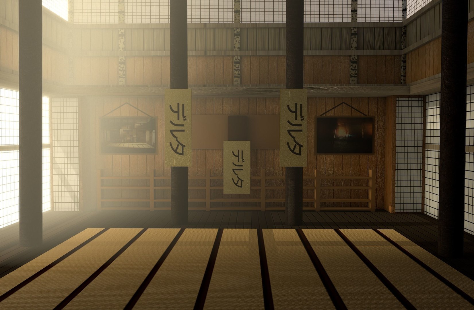 3D Dojo Japanese Training - TurboSquid 1479335