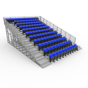 Bleachers 20 3D model