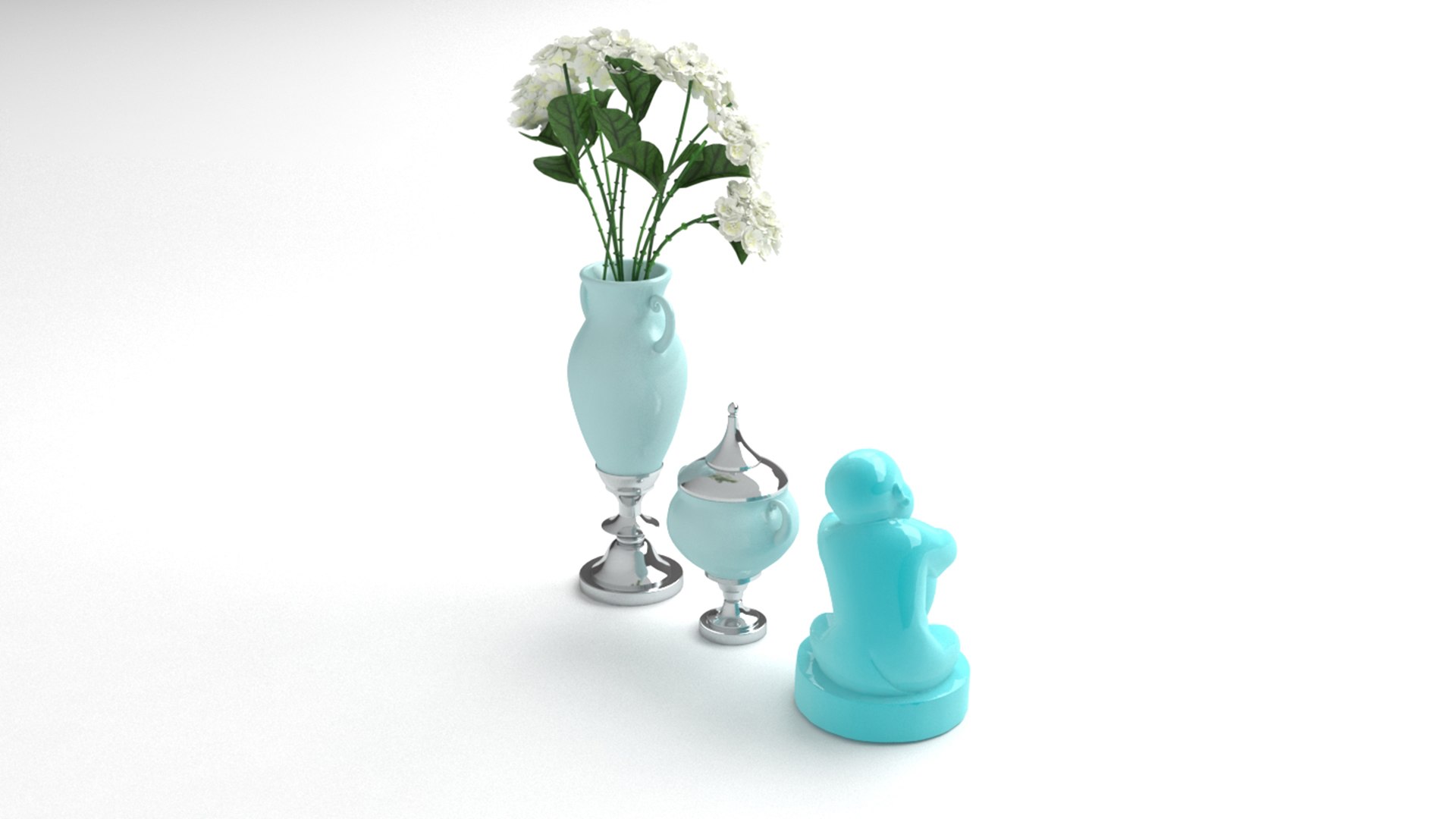 3D vase decoration model - TurboSquid 2024416