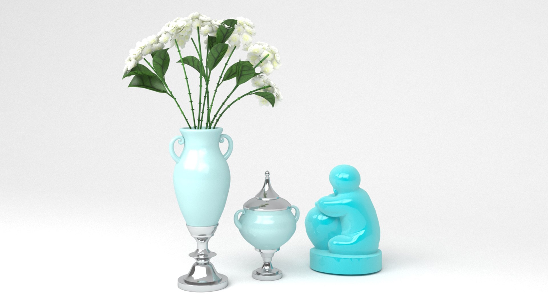 3D vase decoration model - TurboSquid 2024416