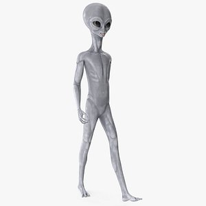 3D model Alien Walking Pose