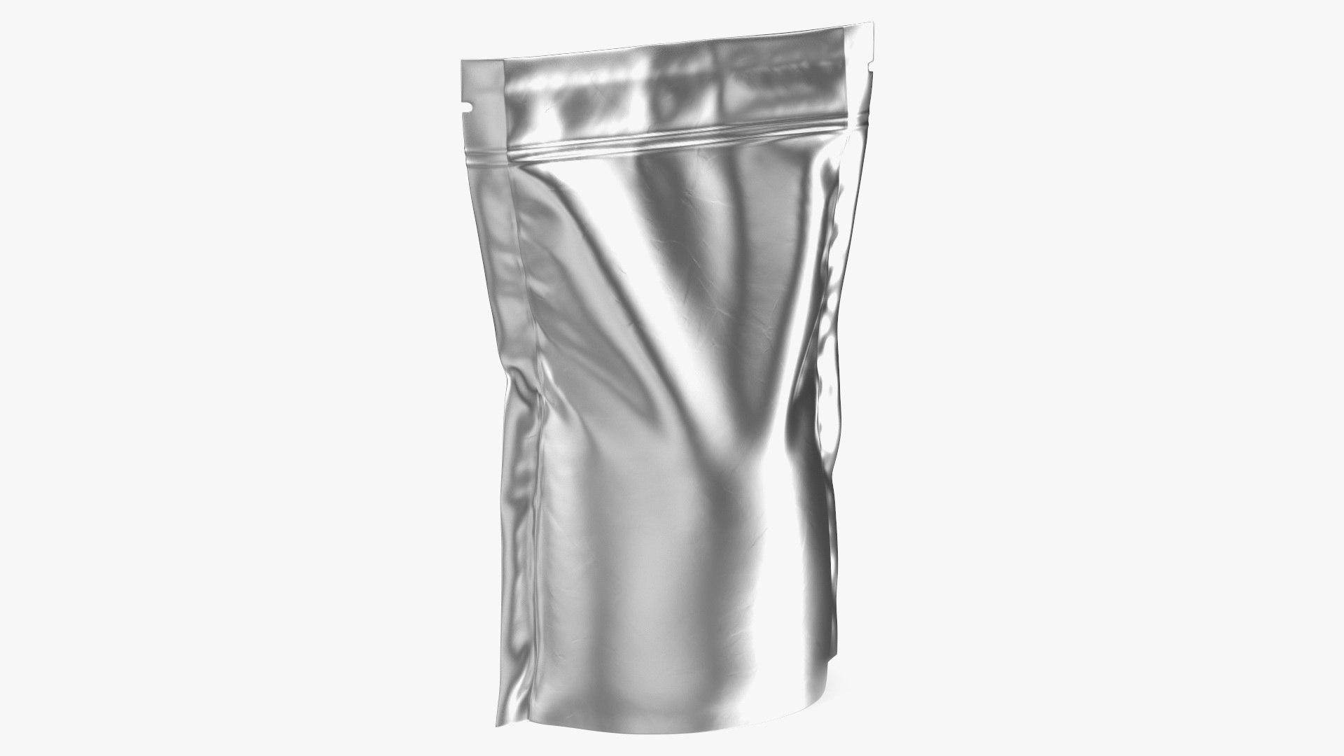 Vacuum Seal Bag Silver Foil 3D model preview