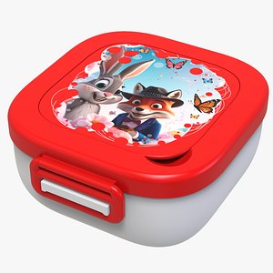 Mini Stainless Steel Lunch Box 3D