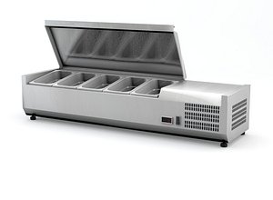 refrigerated saladette 6gn1 4 model
