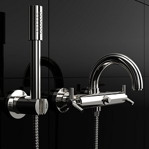 3D wall-mounted faucet grohe atrio