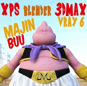Majin Buu - Dragon Ball 3D model