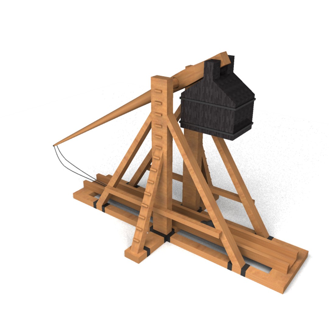 modelo 3d Trebuchet - TurboSquid 765534