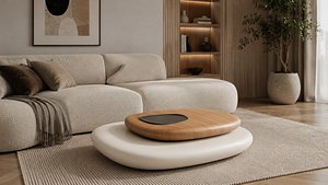 3D Original Wood coffee table