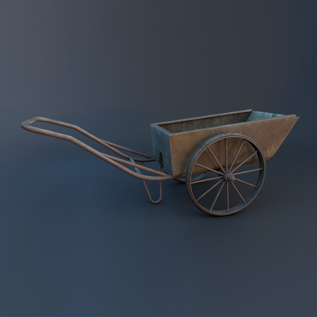 Pushcart 3D Model - TurboSquid 1232662