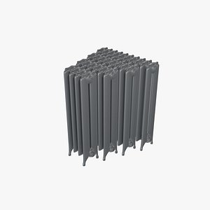 3D Epoca Cast Iron Radiator 2C Collection