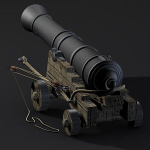3d english naval cannon