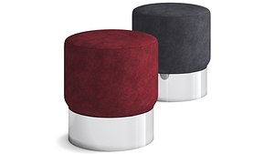 Cilindro Seating Poufs by Azucena 3D