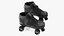 Quad Roller Skates Black