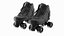 Quad Roller Skates Black