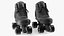 Quad Roller Skates Black