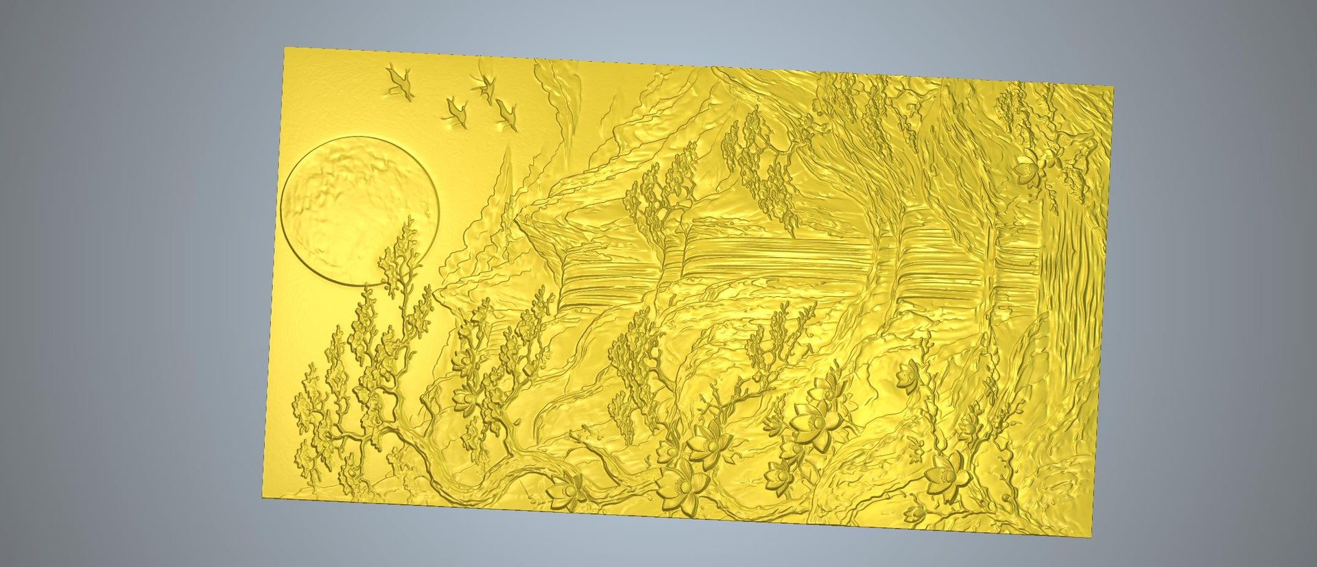 Modern Waterfall Landscape Relief Wall Art STL CNC 3D Print 02 3D model https://p.turbosquid.com/ts-thumb/l5/nWe8xm/eO/a61/jpg/1791748965/1920x1080/fit_q87/62e1aa4f97a7a0c9ce7f7a6f38754252608366ec/a61.jpg