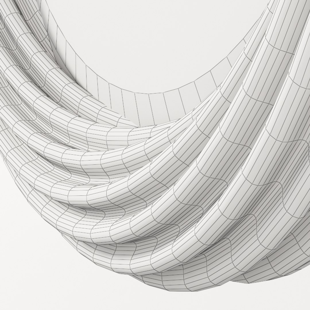 Circular Twisted Frame 3D Model - TurboSquid 1629313