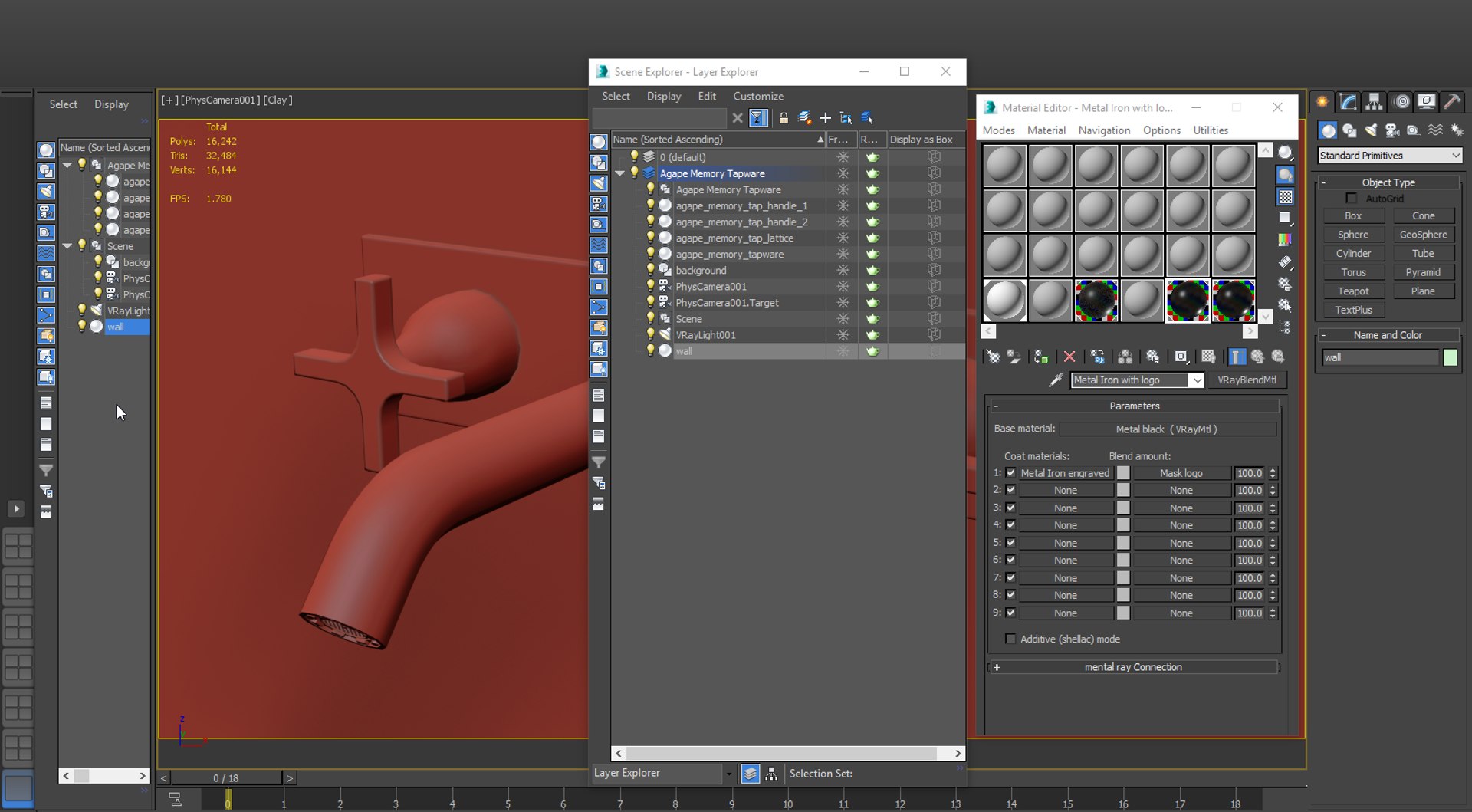 Agape Memory Tapware 3D Model - TurboSquid 1856282
