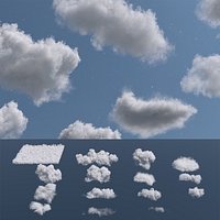 Sky Cloud Volume 15 VDB Pack For Blender