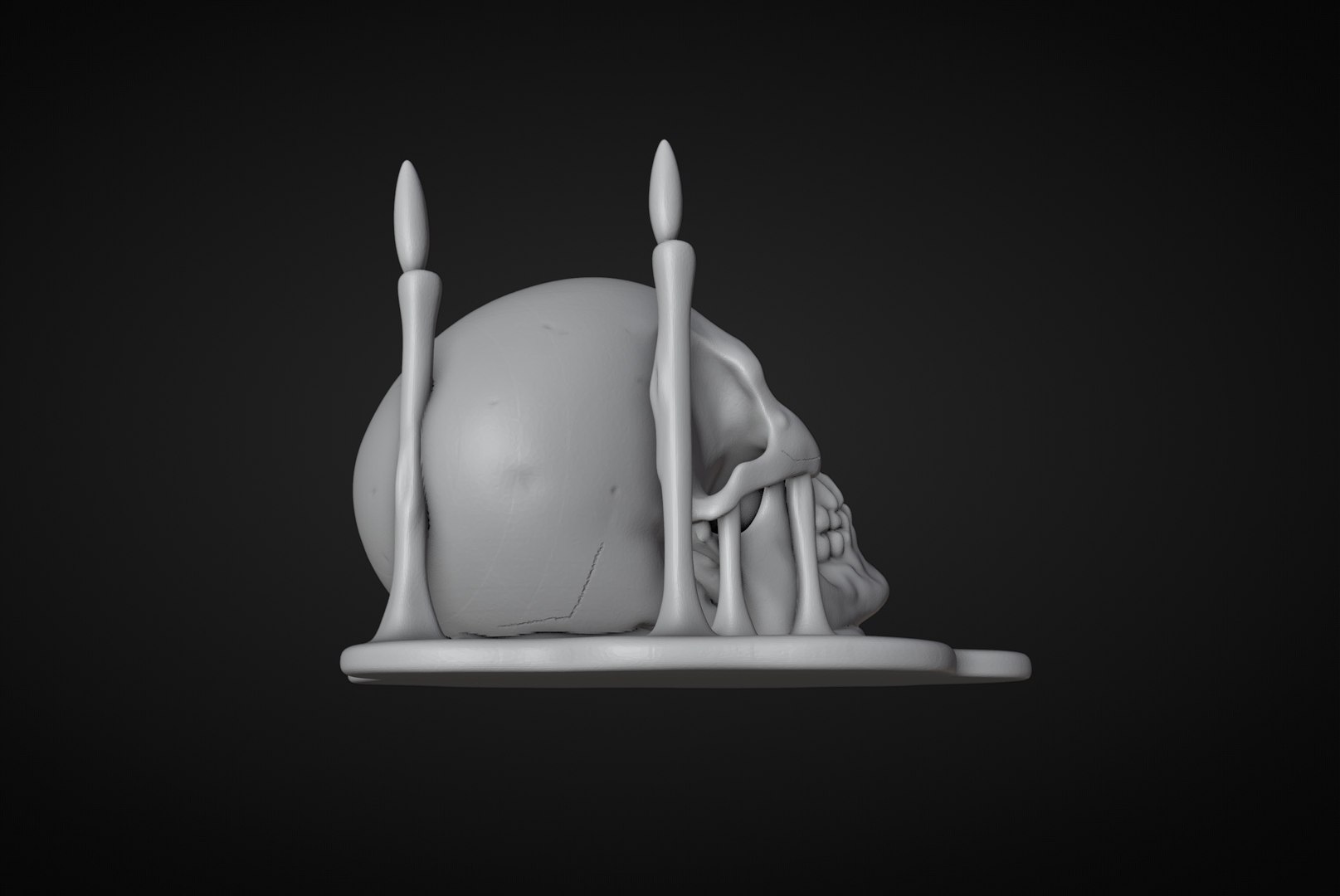 Skull and Candles Ritual 3D model https://p.turbosquid.com/ts-thumb/l6/1c8J5E/BK/9cursedskull/jpg/1746292324/1920x1080/fit_q87/5d2c6ef05f1fa35ccb044f09f1aeb84de8c7c615/9cursedskull.jpg