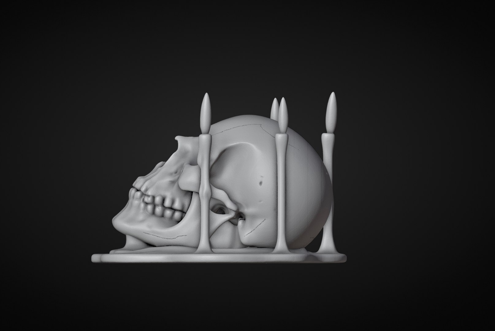 Skull and Candles Ritual 3D model https://p.turbosquid.com/ts-thumb/l6/1c8J5E/Kn/6cursedskull/jpg/1746292323/1920x1080/fit_q87/6f5e8ca319893022276870eb5ee7f43f7580f0b2/6cursedskull.jpg