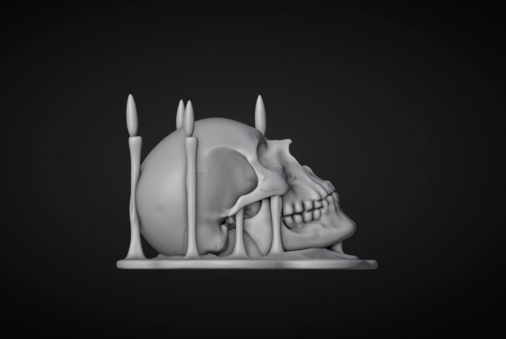 Skull and Candles Ritual 3D model https://p.turbosquid.com/ts-thumb/l6/1c8J5E/pd/5cursedskull/jpg/1746292322/1920x1080/fit_q87/9e2c68afc5cd25bbd833a59f567325886183a7a9/5cursedskull.jpg