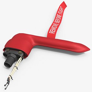 3D Aviation Pitot Tube in Protective Cover