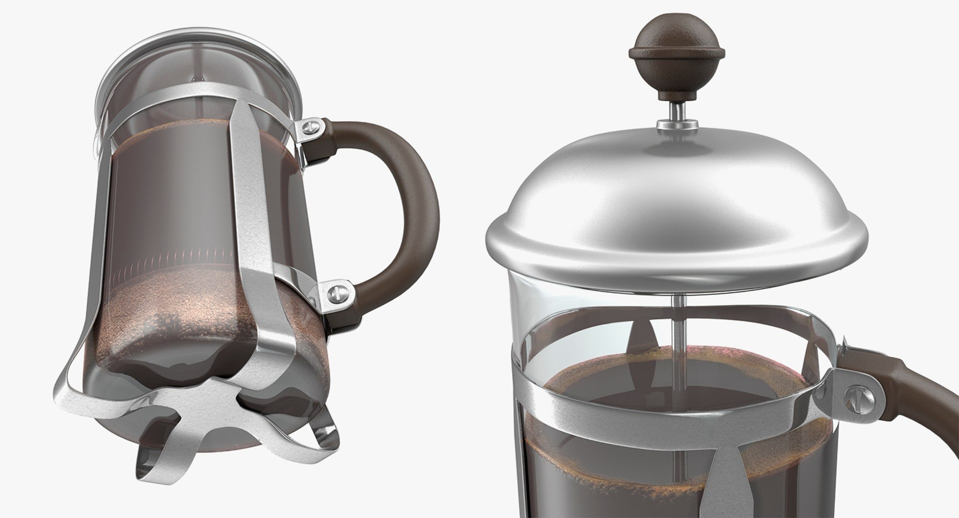 3D Coffee Pots with Coffee Collection 3 model TurboSquid 2021457
