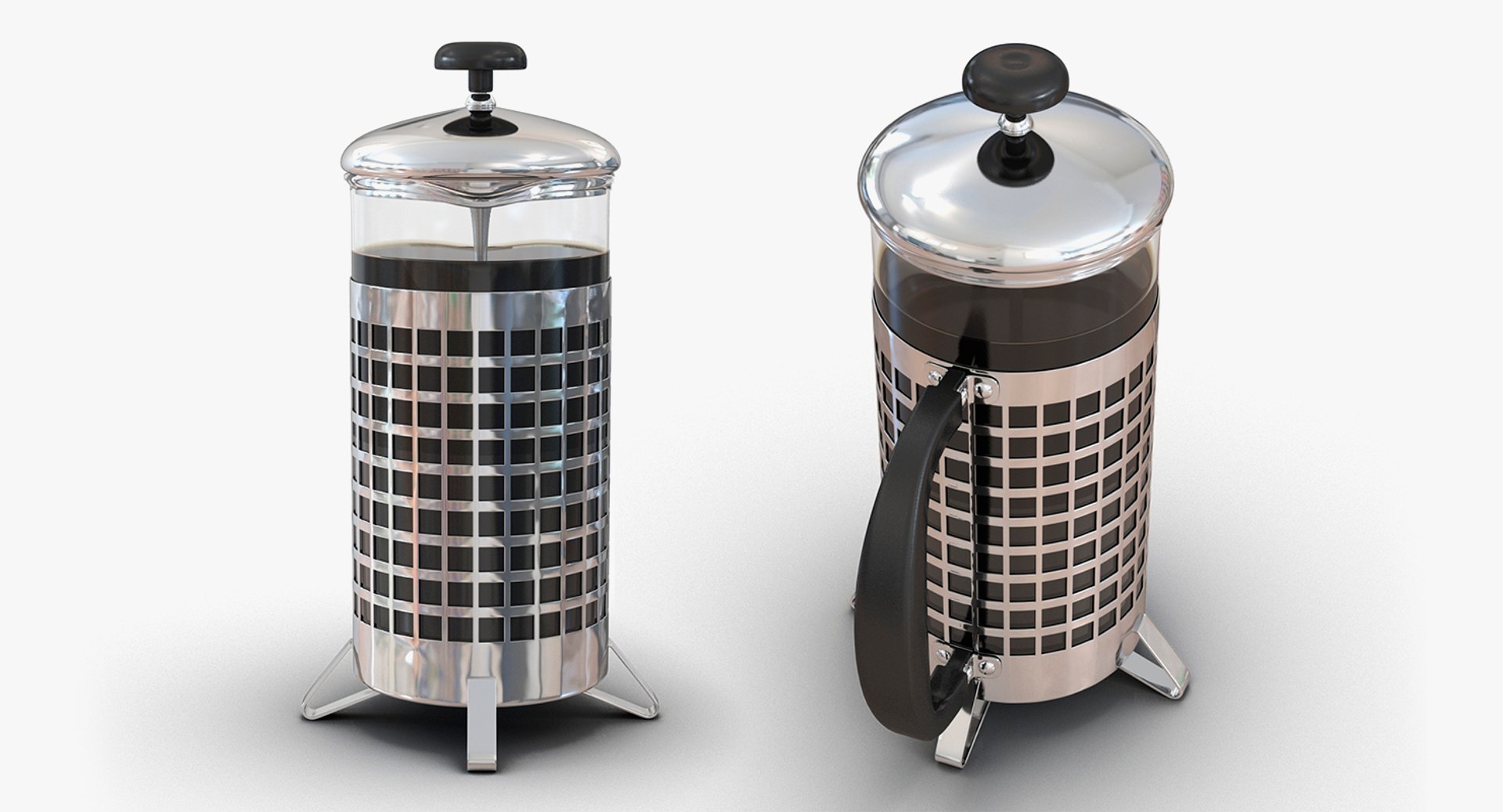 3D Coffee Pots with Coffee Collection 3 model TurboSquid 2021457