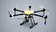 Agricultural Drone  - Farming UAV Sprayer for Crop Dusting Precision Agriculture 3D model