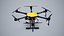 Agricultural Drone  - Farming UAV Sprayer for Crop Dusting Precision Agriculture 3D model