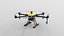 Agricultural Drone  - Farming UAV Sprayer for Crop Dusting Precision Agriculture 3D model