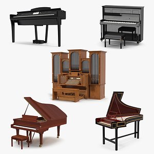 Musical Keyboard Instruments Collection 4