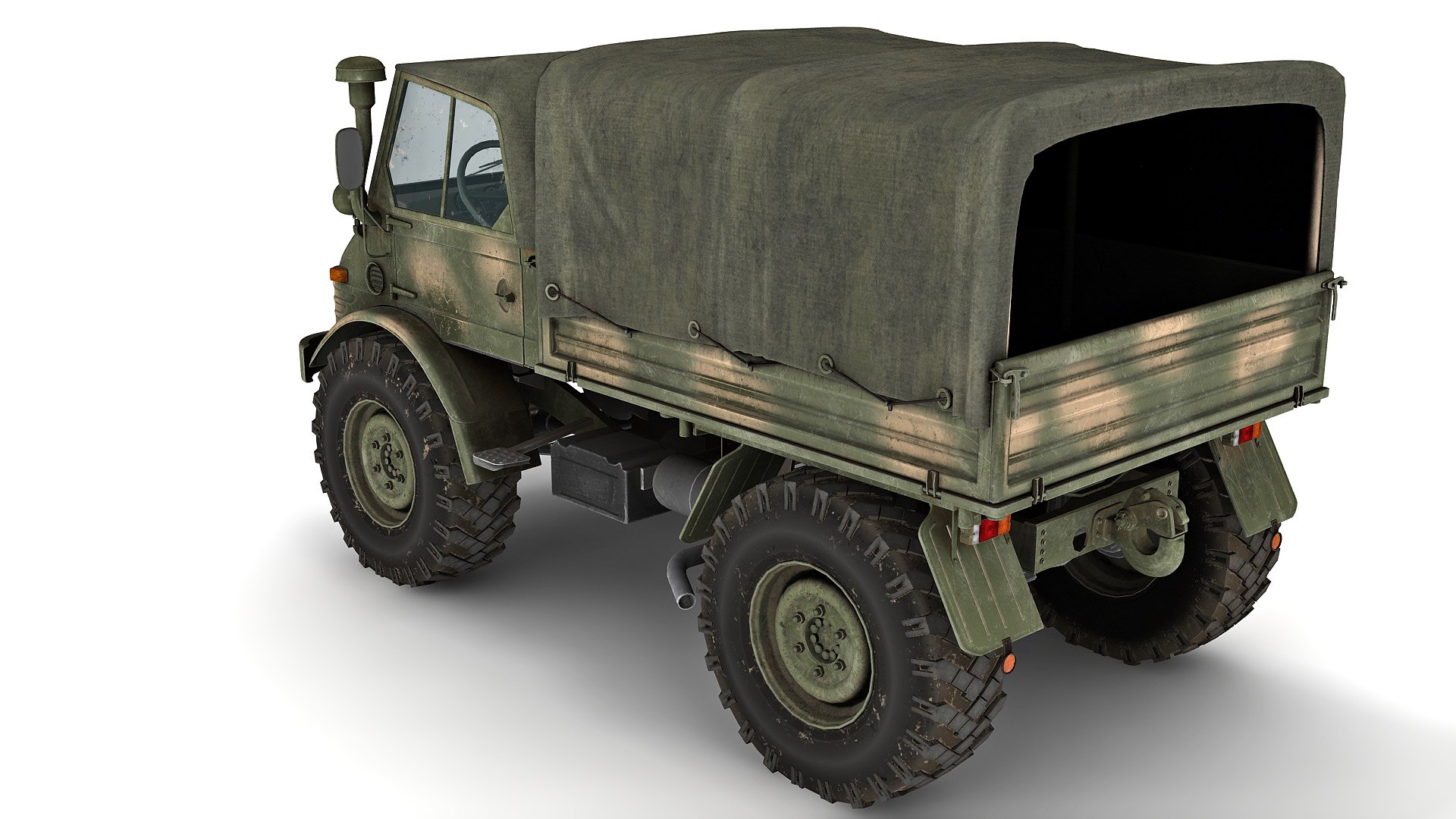 Unimog Army Truck 3D Model - TurboSquid 1462997