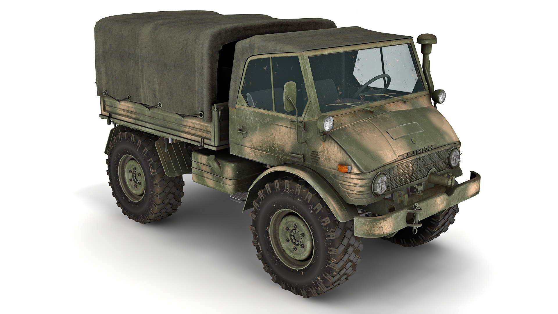 Unimog Army Truck 3D Model - TurboSquid 1462997